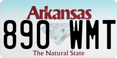 AR license plate 890WMT
