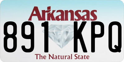 AR license plate 891KPQ