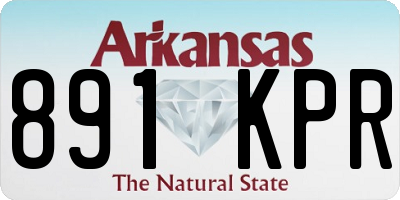 AR license plate 891KPR