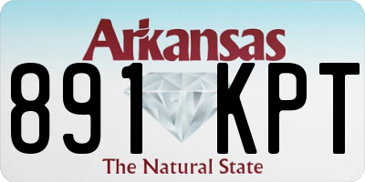 AR license plate 891KPT