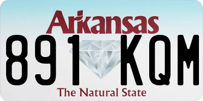 AR license plate 891KQM