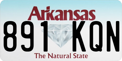 AR license plate 891KQN