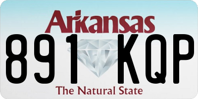 AR license plate 891KQP