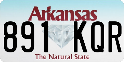 AR license plate 891KQR