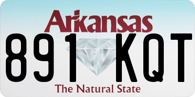 AR license plate 891KQT