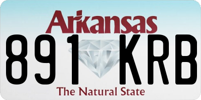 AR license plate 891KRB