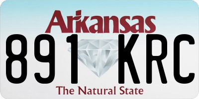 AR license plate 891KRC