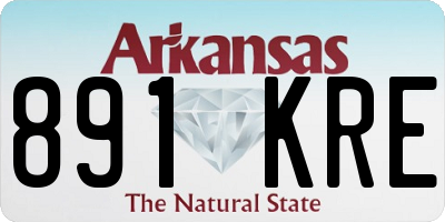 AR license plate 891KRE