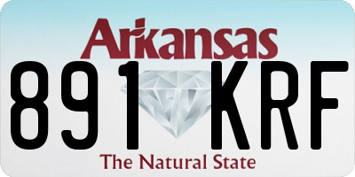 AR license plate 891KRF