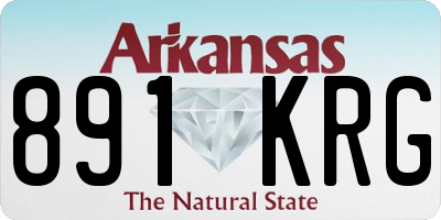 AR license plate 891KRG