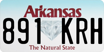 AR license plate 891KRH