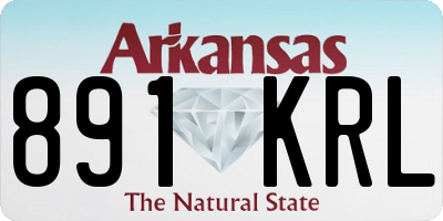 AR license plate 891KRL