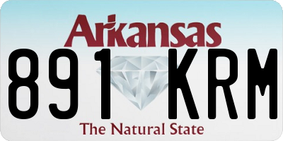 AR license plate 891KRM