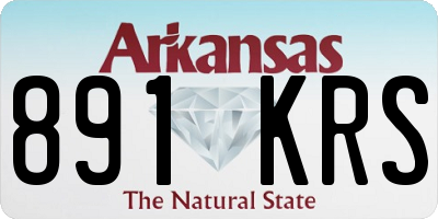 AR license plate 891KRS