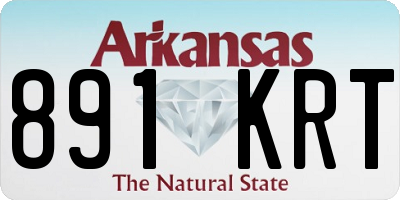 AR license plate 891KRT