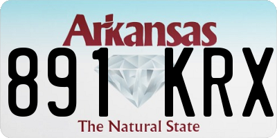 AR license plate 891KRX