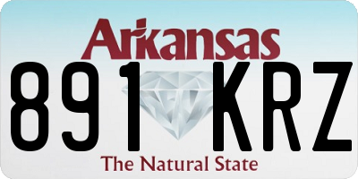 AR license plate 891KRZ