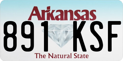 AR license plate 891KSF
