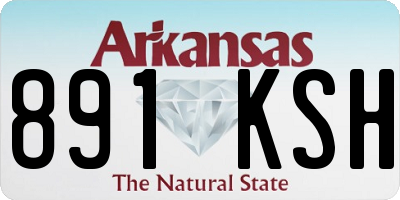 AR license plate 891KSH