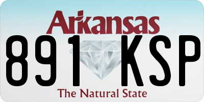 AR license plate 891KSP