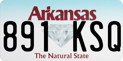 AR license plate 891KSQ