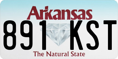 AR license plate 891KST