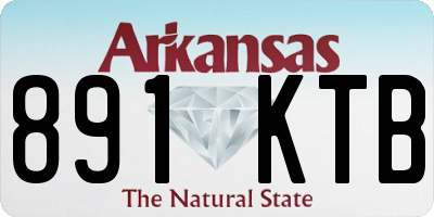 AR license plate 891KTB