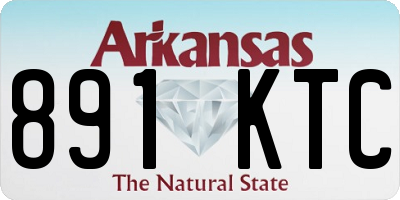AR license plate 891KTC