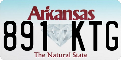 AR license plate 891KTG