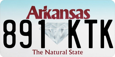 AR license plate 891KTK