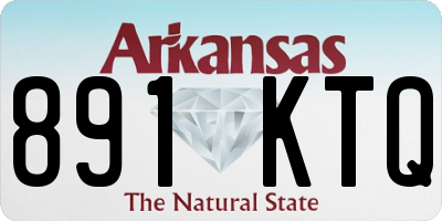 AR license plate 891KTQ