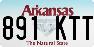 AR license plate 891KTT