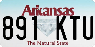AR license plate 891KTU