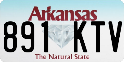 AR license plate 891KTV