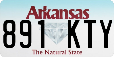 AR license plate 891KTY