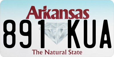AR license plate 891KUA