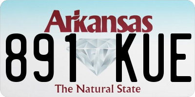 AR license plate 891KUE