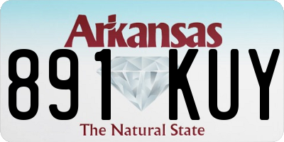 AR license plate 891KUY