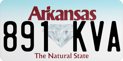 AR license plate 891KVA