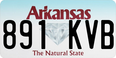 AR license plate 891KVB