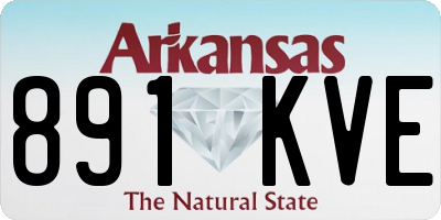 AR license plate 891KVE