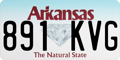 AR license plate 891KVG