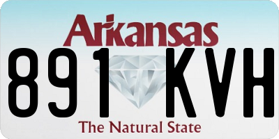 AR license plate 891KVH