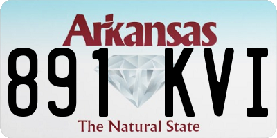 AR license plate 891KVI