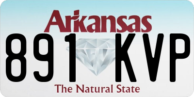 AR license plate 891KVP