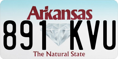 AR license plate 891KVU