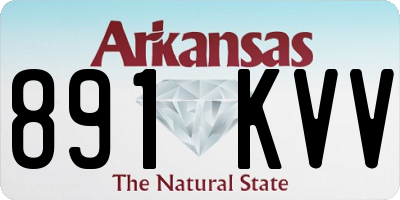 AR license plate 891KVV