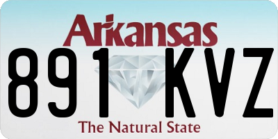 AR license plate 891KVZ