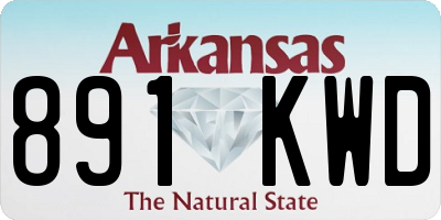 AR license plate 891KWD