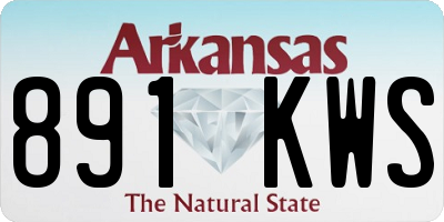 AR license plate 891KWS
